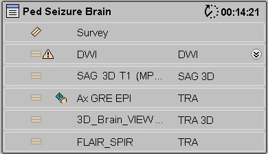 ExamCard: Pediatric Seizure Brain