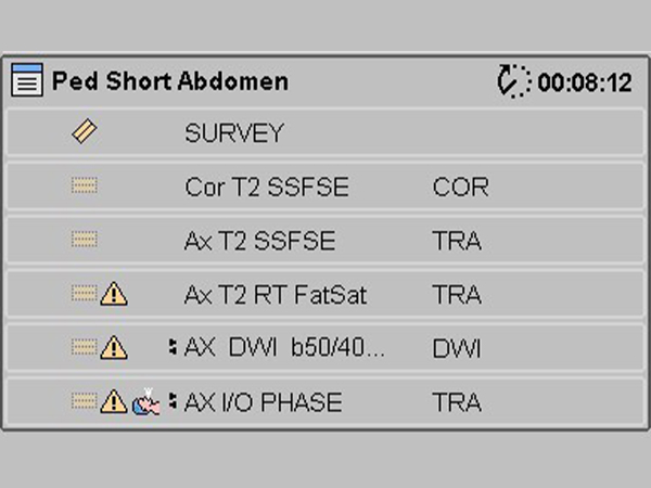 ExamCard: Pediatric Short Abdomen