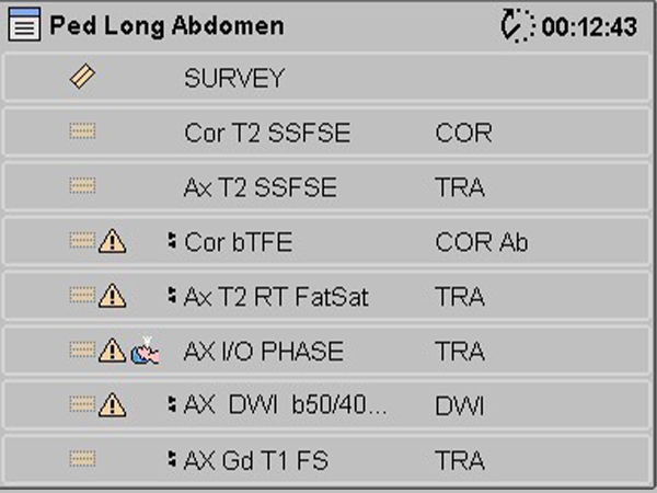 ExamCard: Pediatric Long Abdomen