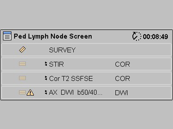 ExamCard: Pediatric Lymph node screening