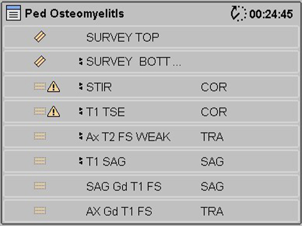 Examcard: Pediatric Osteomyelitis