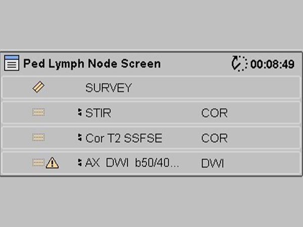 ExamCard: Pediatric Lymph node screening